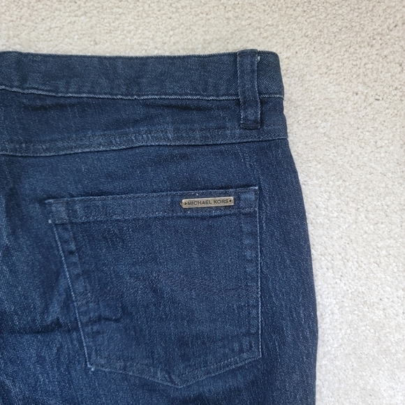 Michael Kors Boot Cut Dark Wash Jeans Size 4 - Picture 7 of 15